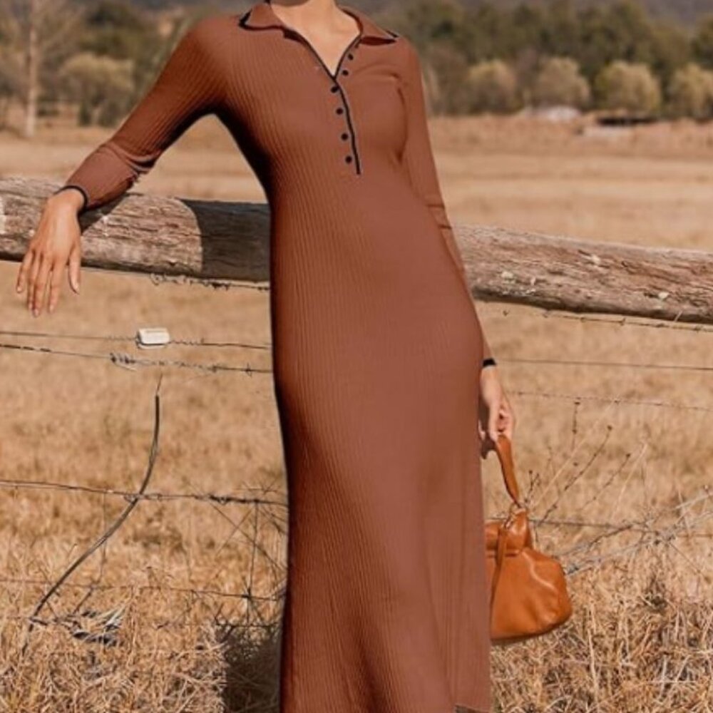 MEROKEETY SWEATER DRESS - Picture 5 of 7